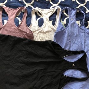 Lot of 4 lululemon cool racerbacks